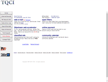 Tablet Screenshot of home.tqci.com